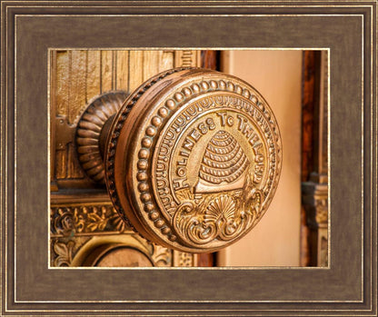 Salt Lake City Temple Holiness In Gold