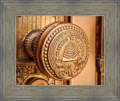 Salt Lake City Temple Holiness In Gold