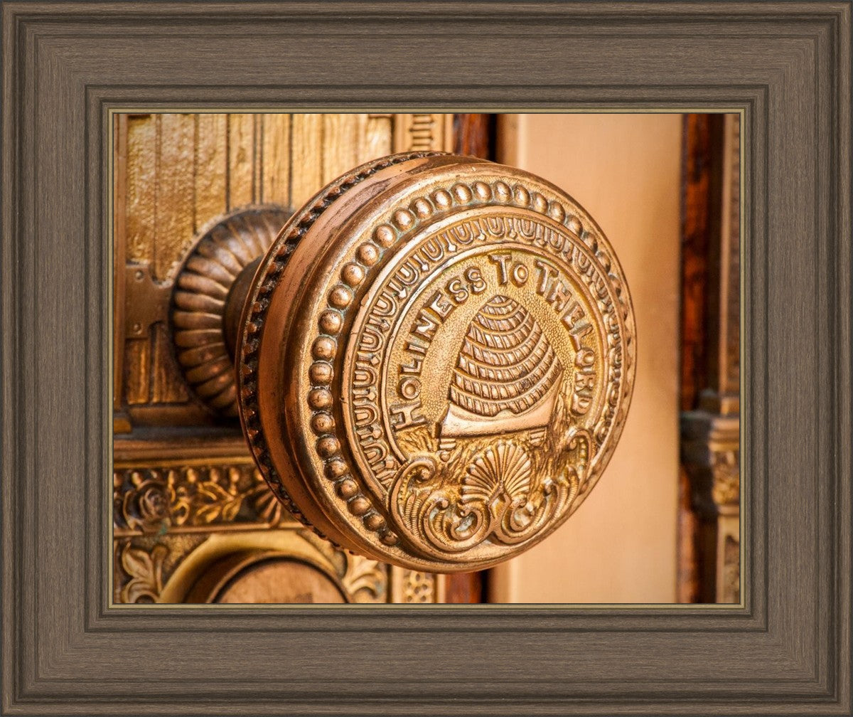 Salt Lake City Temple Holiness In Gold