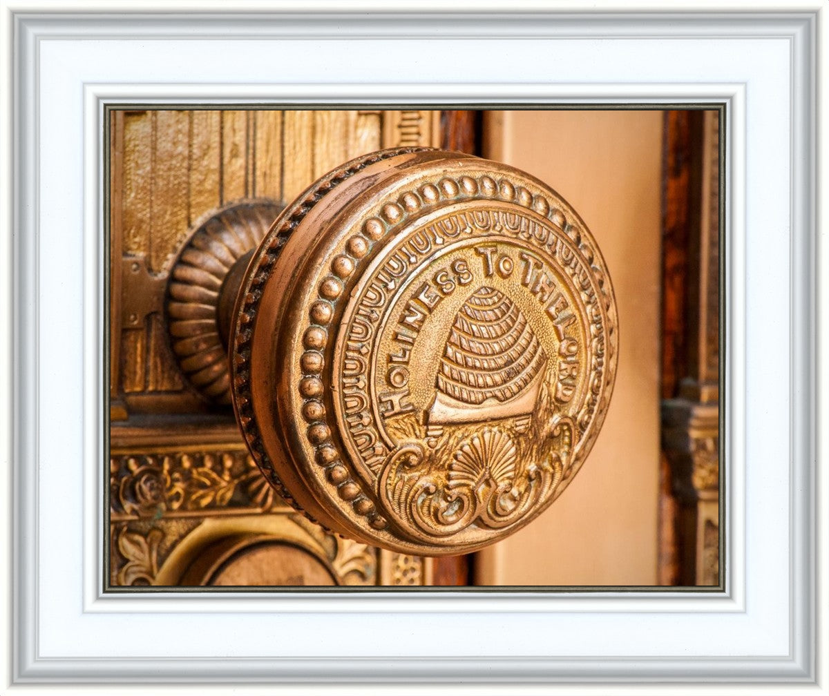 Salt Lake City Temple Holiness In Gold