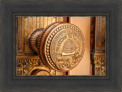 Salt Lake City Temple Holiness In Gold