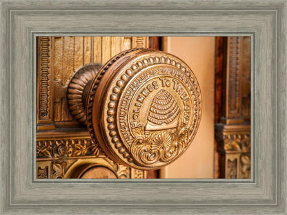 Salt Lake City Temple Holiness In Gold