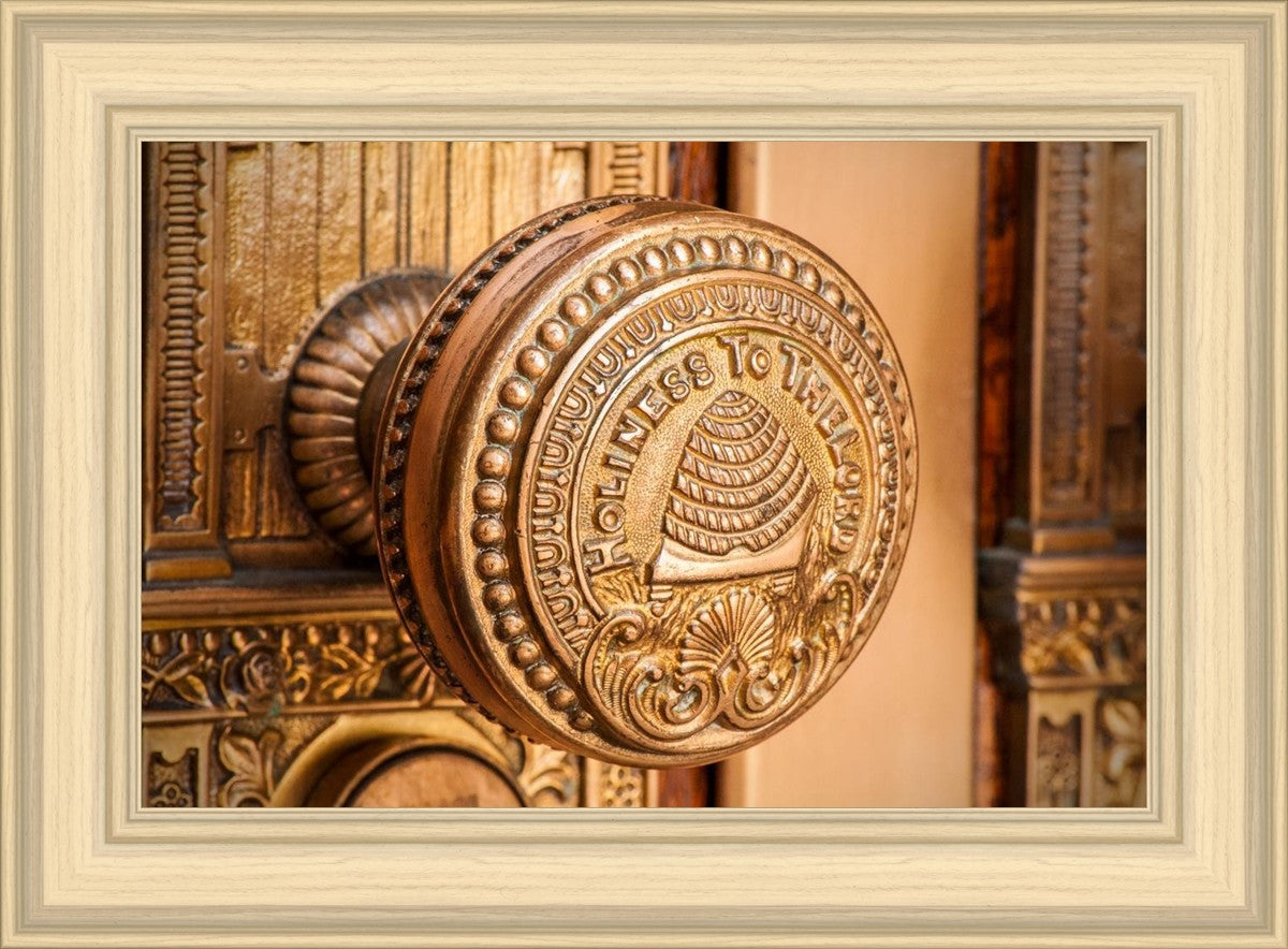 Salt Lake City Temple Holiness In Gold