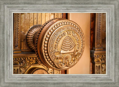 Salt Lake City Temple Holiness In Gold