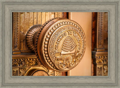 Salt Lake City Temple Holiness In Gold