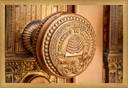 Salt Lake City Temple Holiness In Gold