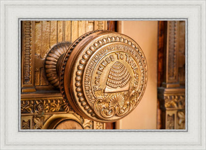 Salt Lake City Temple Holiness In Gold