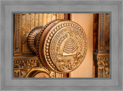 Salt Lake City Temple Holiness In Gold