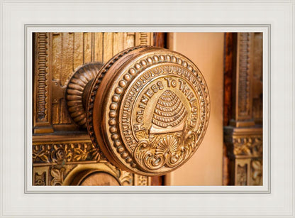 Salt Lake City Temple Holiness In Gold