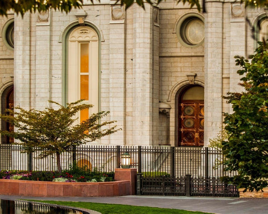 Salt Lake City Temple Inner Glow Gallery Wrap