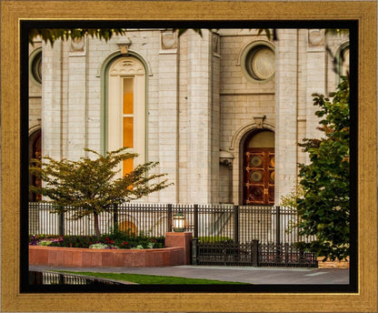Salt Lake City Temple Inner Glow Gallery Wrap