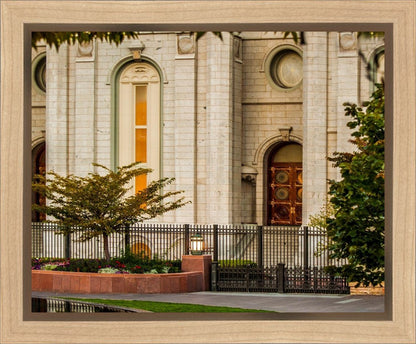 Salt Lake City Temple Inner Glow Gallery Wrap