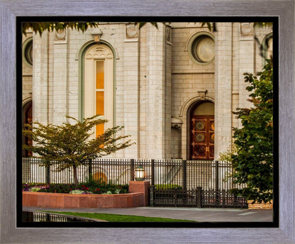 Salt Lake City Temple Inner Glow Gallery Wrap