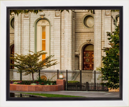 Salt Lake City Temple Inner Glow Gallery Wrap
