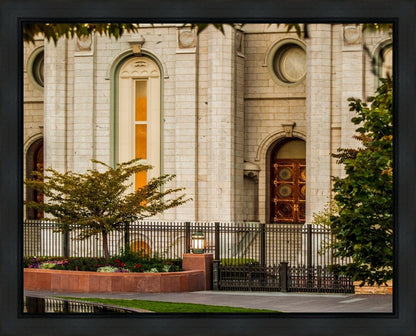 Salt Lake City Temple Inner Glow Gallery Wrap