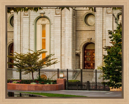 Salt Lake City Temple Inner Glow Gallery Wrap