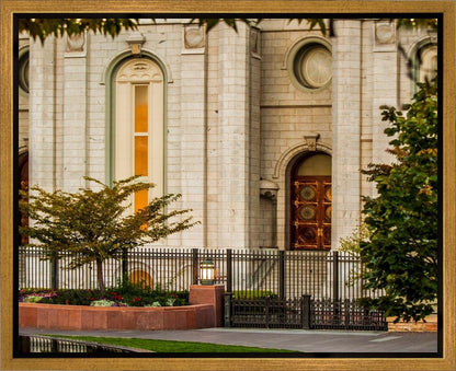 Salt Lake City Temple Inner Glow Gallery Wrap