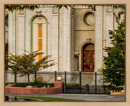Salt Lake City Temple Inner Glow Gallery Wrap