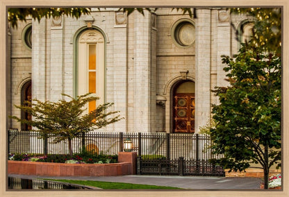 Salt Lake City Temple Inner Glow Gallery Wrap