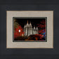 Salt Lake City Temple Lights Aglow