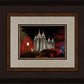 Salt Lake City Temple Lights Aglow