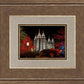 Salt Lake City Temple Lights Aglow
