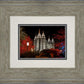 Salt Lake City Temple Lights Aglow