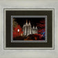 Salt Lake City Temple Lights Aglow