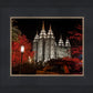 Salt Lake City Temple Lights Aglow