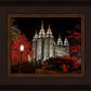 Salt Lake City Temple Lights Aglow