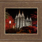 Salt Lake City Temple Lights Aglow