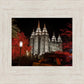 Salt Lake City Temple Lights Aglow