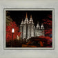 Salt Lake City Temple Lights Aglow