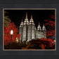 Salt Lake City Temple Lights Aglow