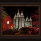Salt Lake City Temple Lights Aglow