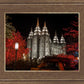 Salt Lake City Temple Lights Aglow