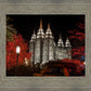 Salt Lake City Temple Lights Aglow