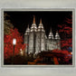 Salt Lake City Temple Lights Aglow
