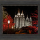 Salt Lake City Temple Lights Aglow