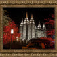 Salt Lake City Temple Lights Aglow