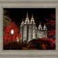 Salt Lake City Temple Lights Aglow
