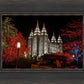 Salt Lake City Temple Lights Aglow