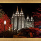 Salt Lake City Temple Lights Aglow