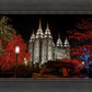 Salt Lake City Temple Lights Aglow