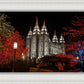 Salt Lake City Temple Lights Aglow