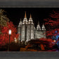 Salt Lake City Temple Lights Aglow