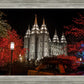 Salt Lake City Temple Lights Aglow