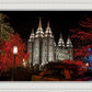Salt Lake City Temple Lights Aglow