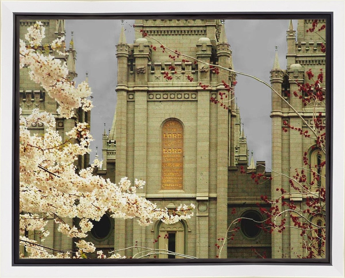 Salt Lake City Temple The Promise Gallery Wrap