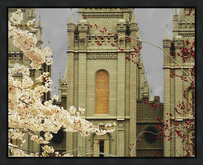 Salt Lake City Temple The Promise Gallery Wrap